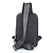 TINYAT T601 Sling Canvas Bag Shoulder Chest Pack Casual Crossbody Travel Shoulder Bag for Women/Men T601, Grey