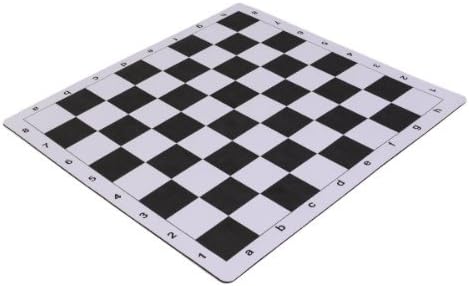 Wholesale Chess 20 Tournament Mousepad Style Roll-Up Chess Board - Black by Wholesale Chess
