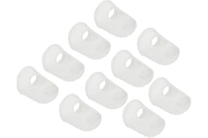 PATIKIL Finger Tips Anti Slip Fingertip Protector, 10 Pack 29mm Silicone Finger Guard for Paper Sorting Sewing Guitar Playing