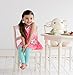Gerber Graduates Baby Girls' Toddler 2 Pack Leggings, Pink/Teal, 4T