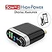 Nobsound Hi-Fi Bluetooth 5.0 Power Amplifier; Home Stereo Lossless Wireless Audio Receiver; 100W Class D Digital Speaker Amp & PC Sound Card; Vu Meter / Sound Level (Black)thumb 1