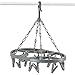 Klager's Foldable 16 Peg Clip and Drip Drying Rack Great for Travel or College (1)