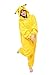 Yimidear Unisex Adult Pajamas Cosplay Costume Pikachu Onesie Sleepwear,Yellow,Large