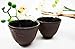 Ebros Gift Japanese Traditional Style Cast Iron Tea Bamboo Design In Red Burgundy Color Tea Cups Teacups Set Of 2 Drinkware Tetsubin Style Tea Service