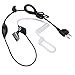 Arama Covert Acoustic Tube Radio Earpiece Transparent Security Headsets with PTT/VOX for Midland 2 Way Radio 2 Pack (B201VL02)