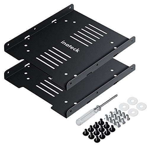 image for Inateck SSD Mounting Bracket 2 packs, 2.5 Inch HDD/SSD to 3.5 Inch Int