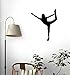 Wallmonkeys Cheer Silhouette Black Wall Decal Peel and Stick Graphic (12 in H x 10 in W) WM121471