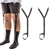 Shirt Stay Plus Shirt Stays for Men, Mens Shirt Garters &amp; Shirt Holders, Police Military (Loop Stirrup Style) (Select Series)