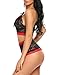 Avidlove Women's 2 Pieces Lingerie Set Babydoll High Waisted Panty Thong For Honeymoon