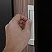 Sliding Aluminum Barn Door Handle Set - 2 Pack STB Adhesive Finger Pull for Pocket Doors, Closet - no Screws or Hardware Required, Complete Kit