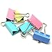 TKOnline Binder Clips Micro 3/5-Inch (144-Pack) (Mix)