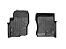 WeatherTech Custom Fit FloorLiners for Frontier, Equator - 1st Row (441761), Black