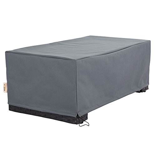 Baner Garden N87 4-Piece Outdoor Veranda Patio Garden Furniture Cover Set with Durable and Water Resistant Fabric (Grey) - Thumbnail 7
