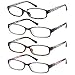 Gamma Ray Women's Reading Glasses 4 Print Ladies Fashion Readers for Women - 1.50
