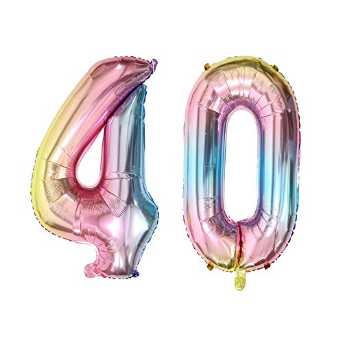 Number-40-Balloons-40th-Birthday-Party-Decorations-Rainbow-Color-Foil-Mylar-Balloon-for-Anniversary-Party-Decor-40inch-Number-40