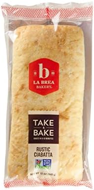 La Brea Bakery Take & Bake Rustic Ciabatta Loaf, 12 oz (Frozen)