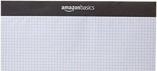 3 AmazonBasics+Paper+Pad+Quad+Ruled+2+Pack