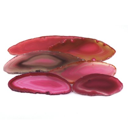 Agate Slice Pink - Large