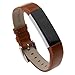 Henoda Replacemnt Leather Bands Compatible with Fitbit Alta/Fitbit Alta HR, Classic Genuine Leather Wristband, Small Large, No Tracker