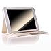 Thankscase Case for iPad Mini 3/2 / 1 (Not for iPad Mini 4), Rotating Case Cover with Wallet Pocket and Hand Strap for iPad Mini 3 & 2nd Gen & 1st Gen.(Gold)