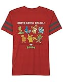 Hybrid Pokemon Big Boys' Catch 'Em All Varsity Tee