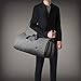 BUG Garment Bag for Travel,Suit Bags for Men Travel,Convertible Garment Bag - 2 in 1 Hanging Suit Travel Bags for Men,Dark Gray - 2019 UPGRADE