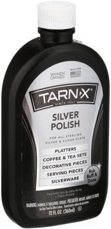 Tarn-X Silver Polish, Household Stainless Silver Cleaner - 12 Oz.