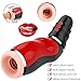 Vibrating Male Masturbator Cup, BEISHIDA Electric Automatic Male Masturbation Cup Oral Suction Vibrator Sex Toys with 5 Suction Modes+10 Vibration Frequency+Girls Moan+3D Realistic Inner