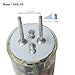GLMING 5W GY6.35 72-5730 SMD LED Bulb G6.35 Bi-pin base AC12V DC12V-24V Silicone Crystal Corn Bulb 450Lumens Warm White Pack of 2