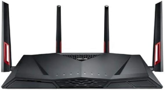 اسوس RT-AC88U راوتر لاسلكي ثنائي موجات AC3100 - اسود: Amazon.ae