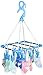 The Ultimate Clothesline Laundry Drying Rack with 18 Clips for Clothes and Intimates in Stainless Steel by Laundry Science
