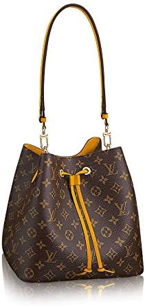So In Boutique NeoNoe Style Monogram with Brown Ballerina Tightening and Strap Cross-Body Shoulder Bag
