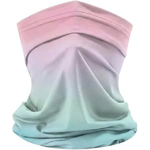 Sun Protection Neck Gaiter, UV Face Cover for Fishing & Hiking | UPF 50+ protection; moisture-wicking fabric; 13-in-1 multi-u