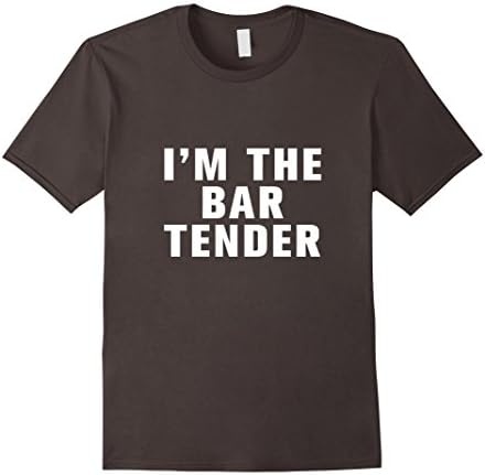 Mens I'm the bar tender t-shirt 3XL Asphalt