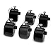 MROCO Hand Tally Counter 4 Digit Display Tally Counter Mechanical Palm Click Counter Count Clicker Hand Held Counter Clicker for Sport Stadium Coach Casino and Other Event (Pack of 6 PCS Black)
