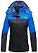 Wantdo Women's Mountain Windproof Rain Jacket Breathable Hooded Windbreaker Outdoor Lightweight Raincoat for Camping Hiking