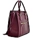 Dasein New Designer Purse Vegan Leather Smile Top Handle Satchel Handbag Tote Micro Luggage w/ Crossbody Strap