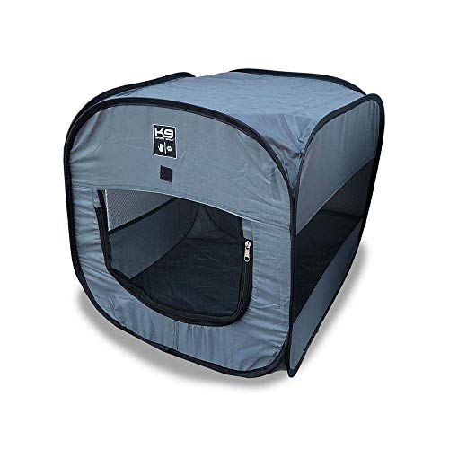 K9 Sport Sack | Indoor & Outdoor Pop-up Travel Dog Tent | Portable Dog House for Camping & Hiking with Carry Bag (30" L x 30" W x 30" H)