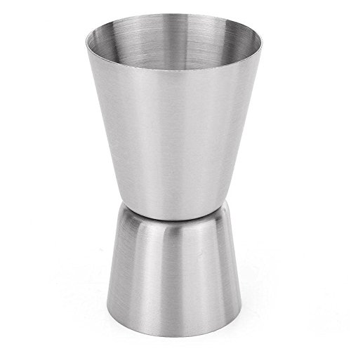 WXLAA Stainless Steel Cocktail Shaker Mixer Drink Bartender Martini Tools Bar Set Kit with Wood Stand 550ML