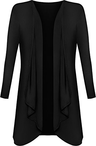 Women's Plus Size Long Sleeve Waterfall Cardigan UK Ubuy