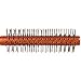 Nylon Bristle Round Styling Hair Brush - 1.5 Inch Diameter - Quiff Roll Circle Hairbrush with Natural Wooden Handle for Men and Women - Blow Dry, Style, and Curl Hair