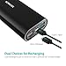ROMOSS 10000mAh Type-C Power Bank,18W PD + Quick Charge 3.0 Portable Charger, USB-C Input/Output Battery Pack Compatible for iPhone X, Samsung S9, 12-Inch MacBook, Nintendo Switch and More (Black)