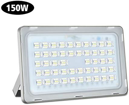150 W Led-Floodlight-Outdoor,12000 LM LED Security Light, IP65 Waterproof Super Bright led Outdoor Lights Daylight White Light for Garden, Yard, Garages, Warehouse, Patio, Billboard （No Plug)