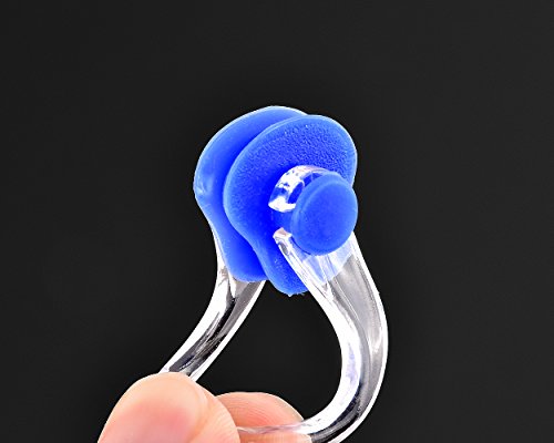 Ace Select PVC Silicone Swimming Nose Clip Set in 3 Pieces Nose Plug Swimming Nose for Adult Kids - Thumbnail 5