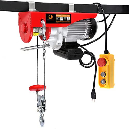 BEAMNOVA 1500lbs Electric Hoist Kit with 4.92 Ft Remote Control