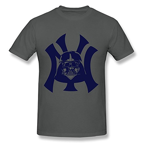 Wear This Men's T-shirts-Fashion New York Yankees Star Wars DeepHeather SizeM