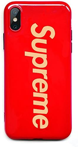 iPhone x Case, iPhone 10 Case, Street Fashion Slim TPU Case for iPhone X (RED)