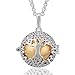 AEONSLOVE Silver Celtic Tree Of Life Melody Pendant Necklaces Calming Mother Baby Gift (Gold)