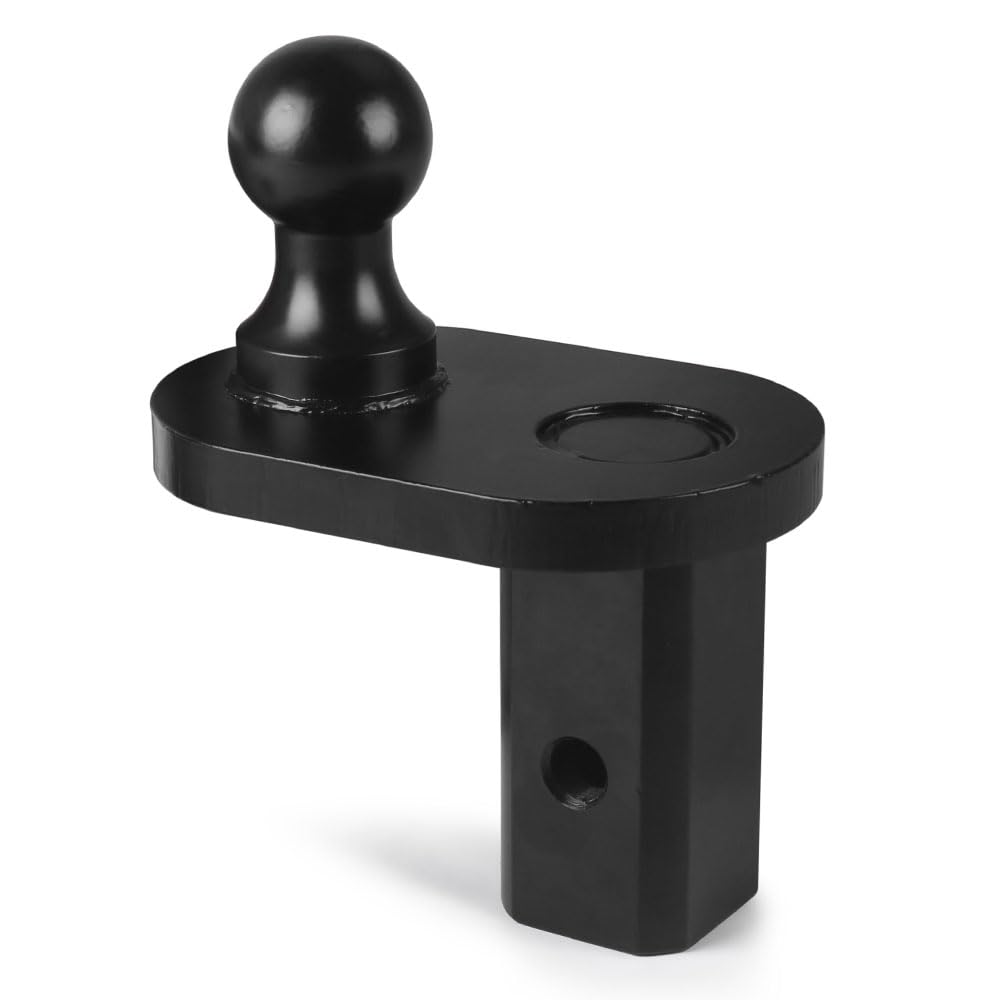 Photo 1 of Gooseneck Trailer Hitches Compatible with Turnoverball,4" Offset Ball Extender Heavy Duty Hitch for Flatbed Trailer RV,2-5/16 Inch Diameter Ball/20000 lbs GTW/ 5000 lbs VTW GNXA4085