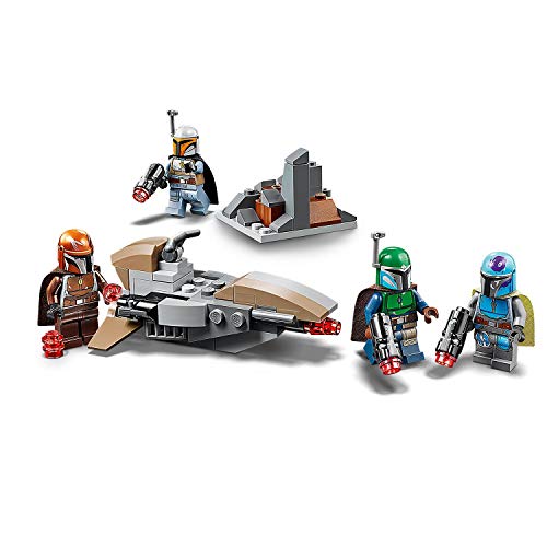 LEGO 75267 Star Wars Mandalorianer Battle Pack Set mit 4 Minifiguren, Speeder-Bike und Verteidigungsfestung – Bild 3